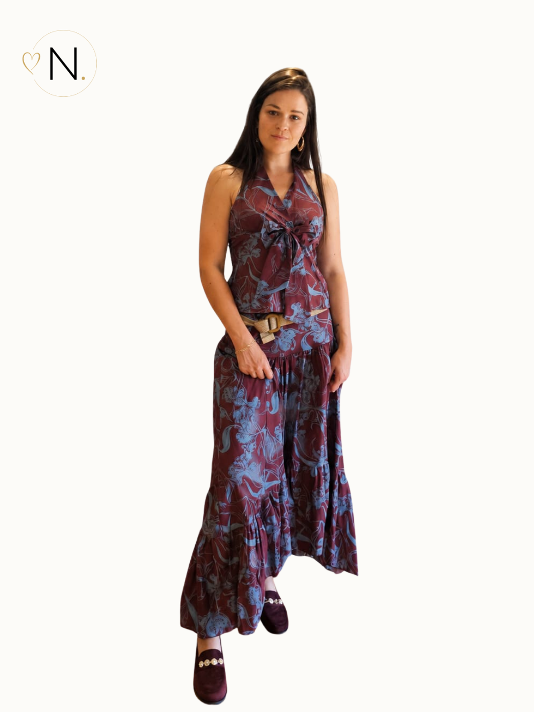 Top - Rood/Blauw