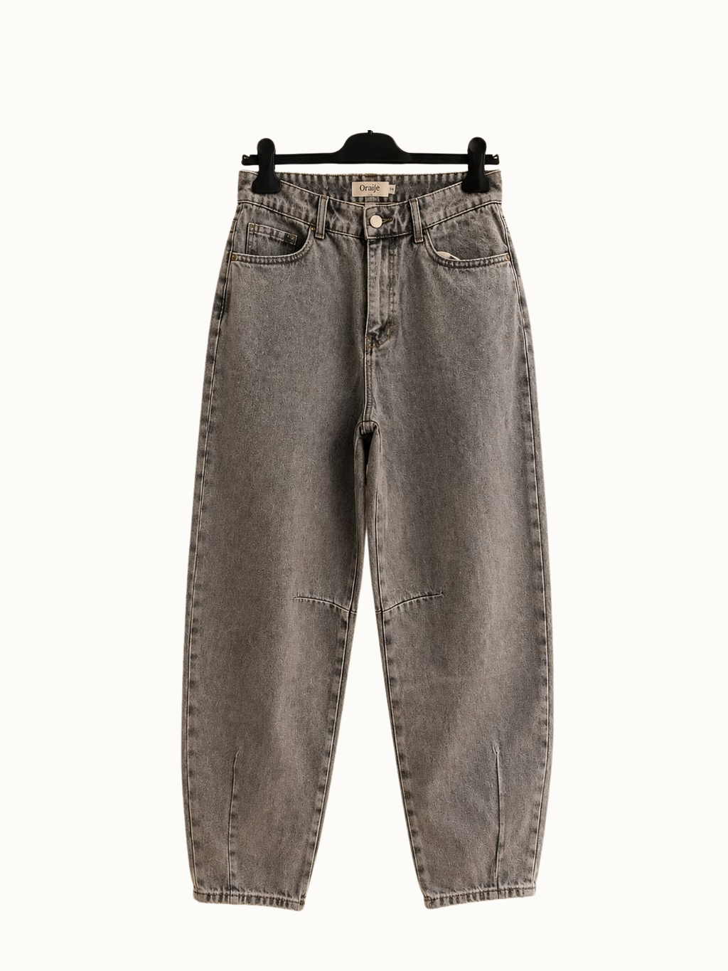Jean balloon jeans - Grijs