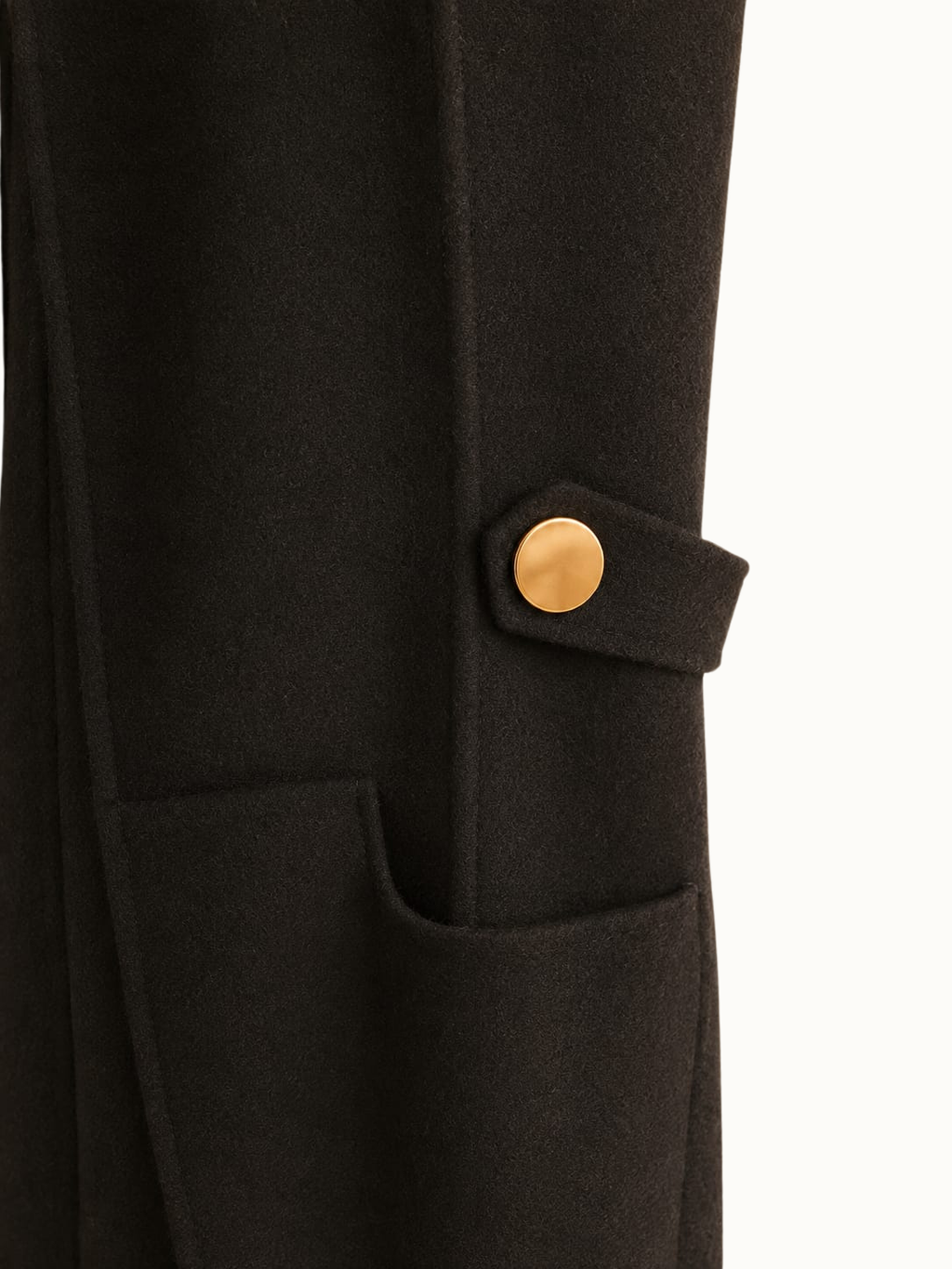 Mouwloos kasjmier vest - Zwart