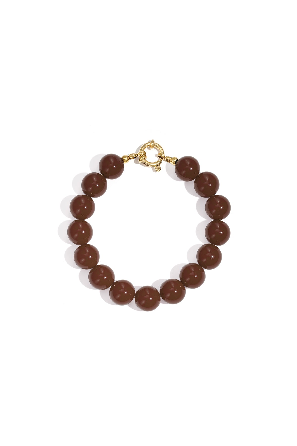 Armband kralen - Bruin