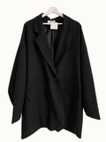 Oversized blazer - Zwart