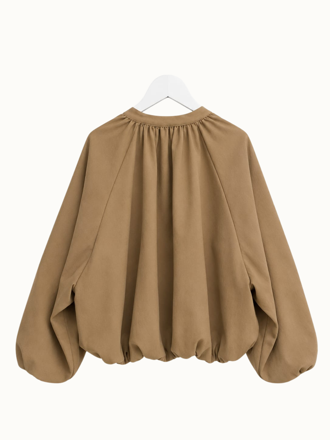 Jasje bloemenborduursels - Camel