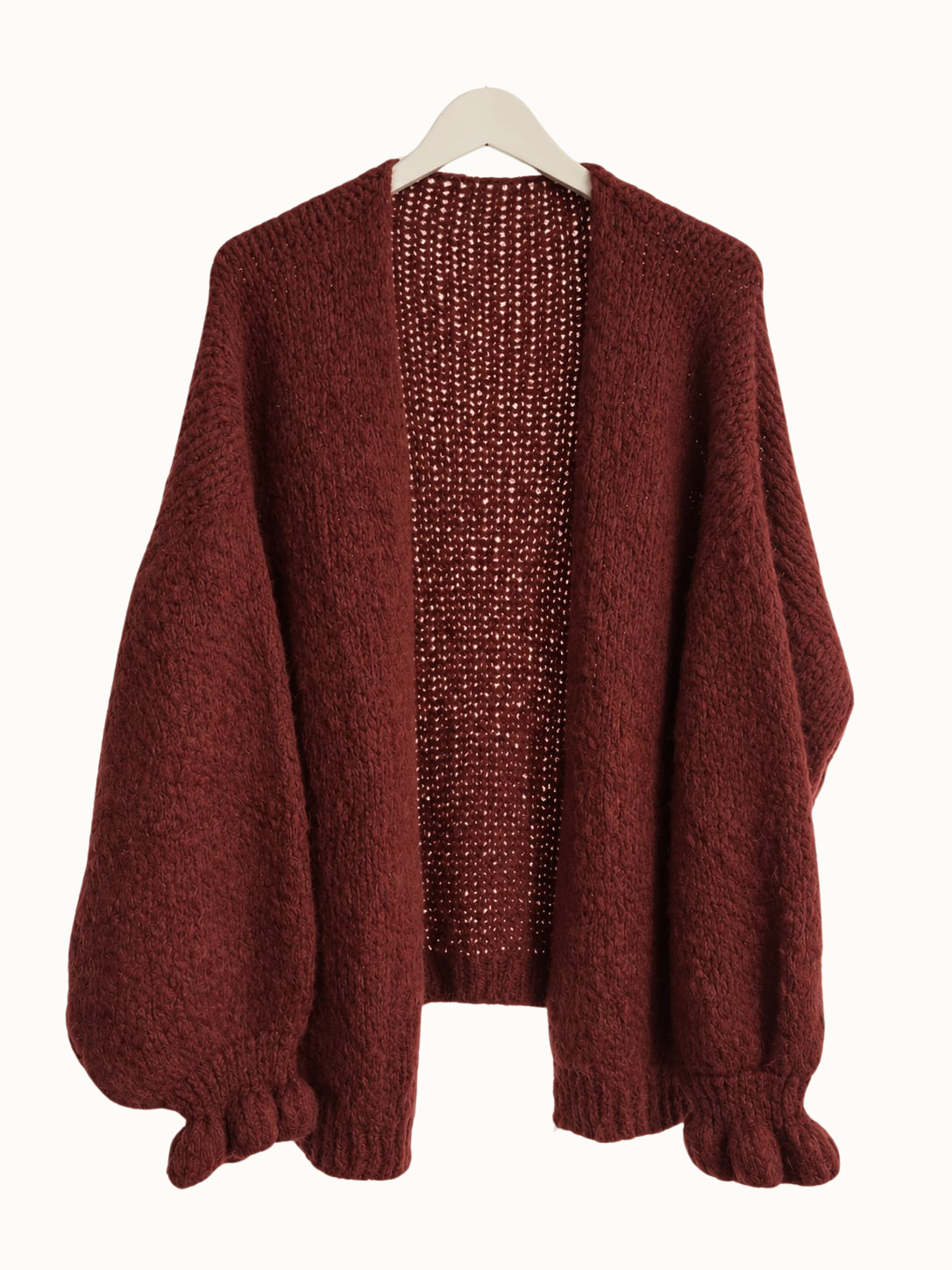 Knit Vest - Bourgogne