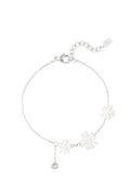 Armband drie klavers -  Zilver