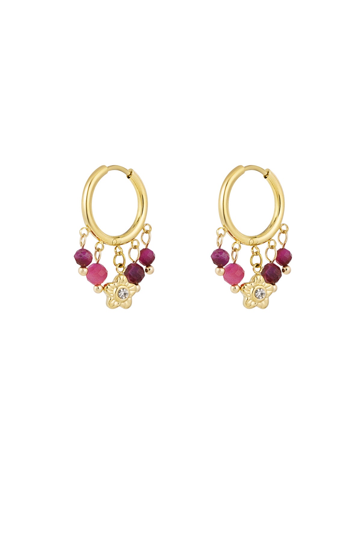 Slinger - Goud/Fuchsia