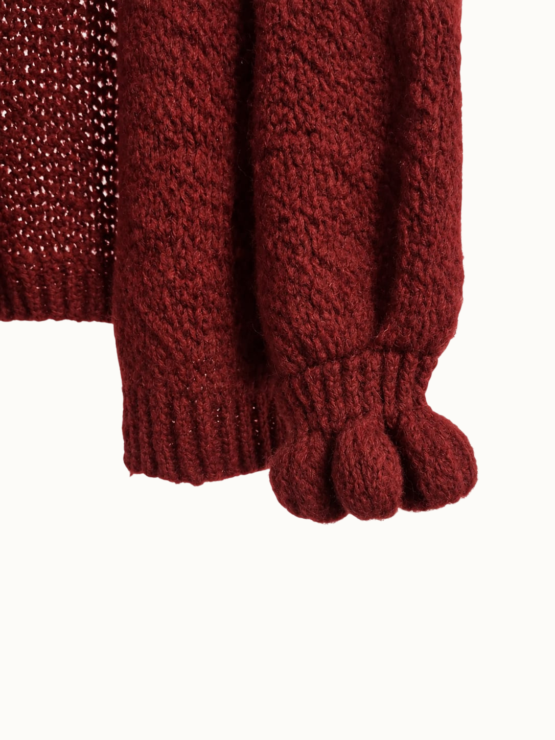 Knit Vest - Bourgogne