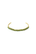 Open armband - Groen/goud
