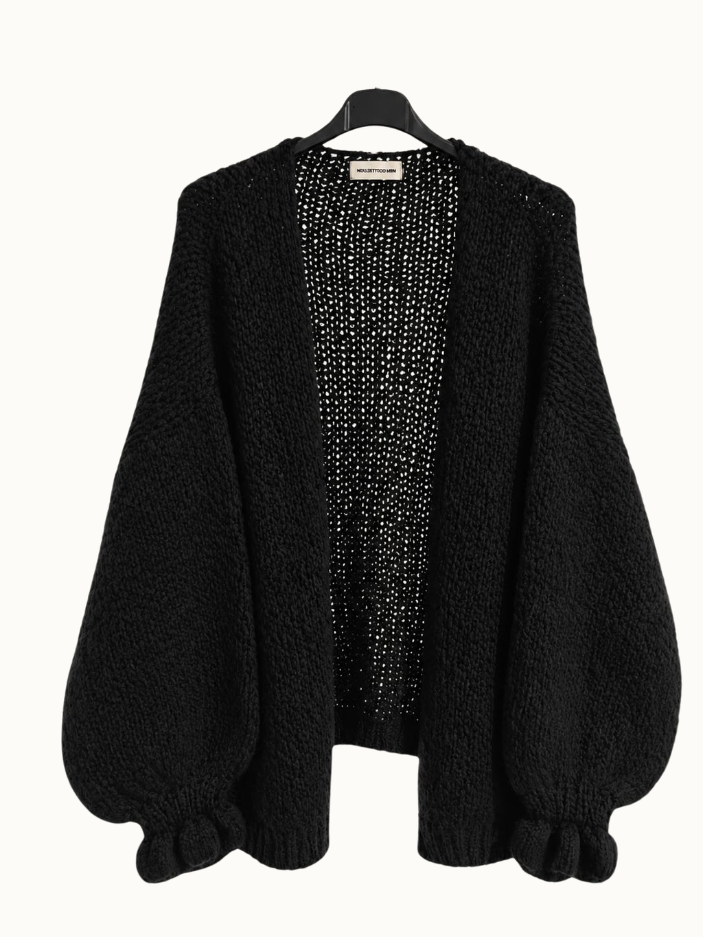 Knit vest - Zwart