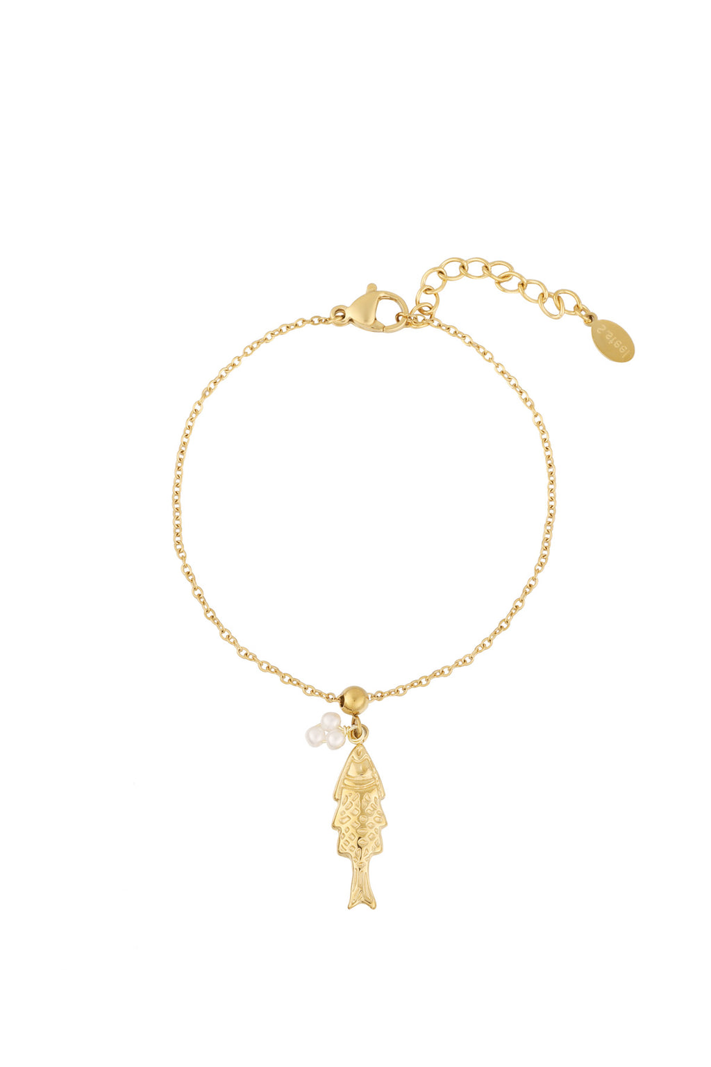 Armband vis - Goud
