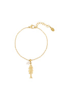 Armband vis - Goud