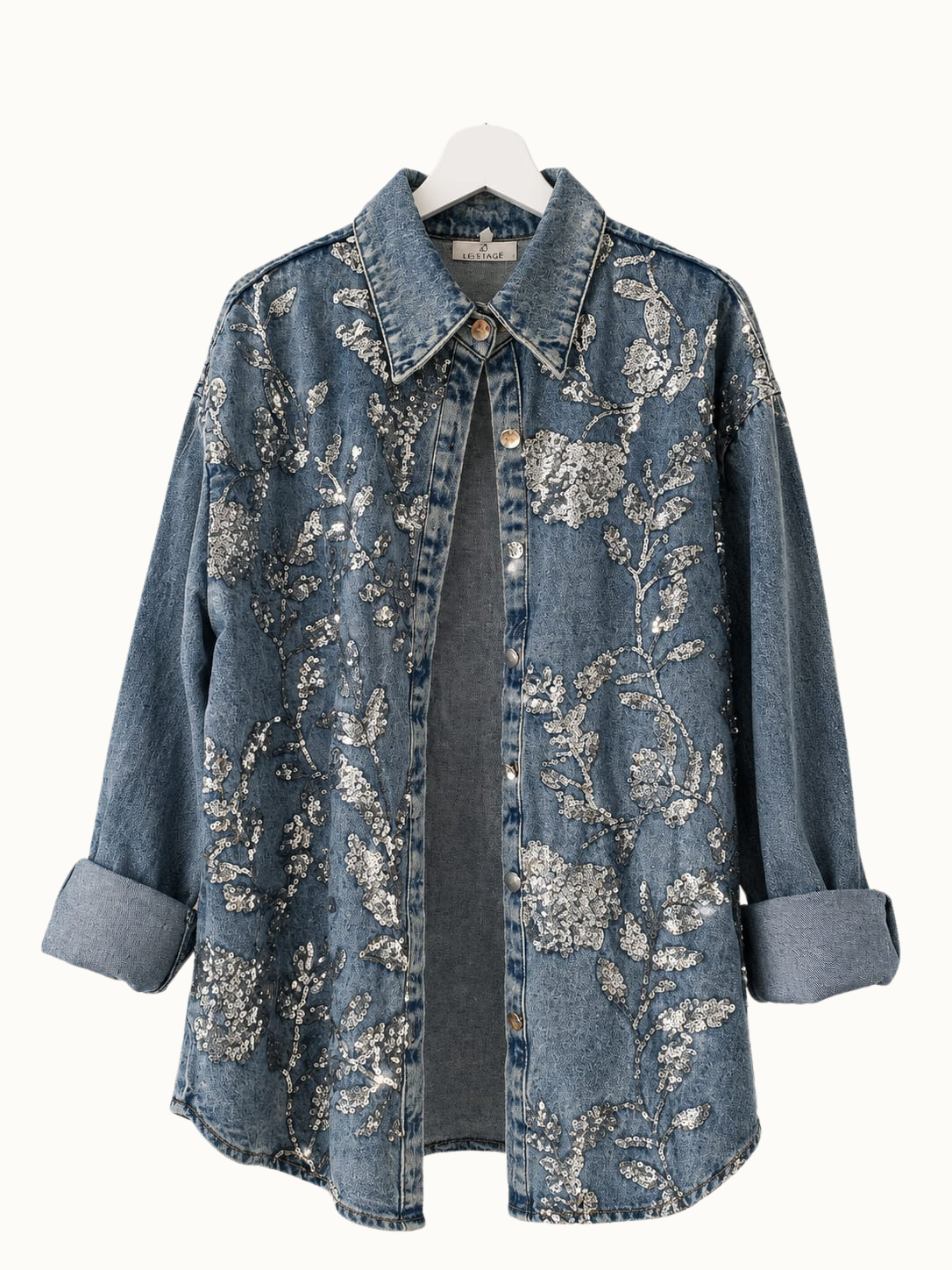 Denim overshirt