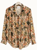Plus fit – Printed Overshirt / Kaki
