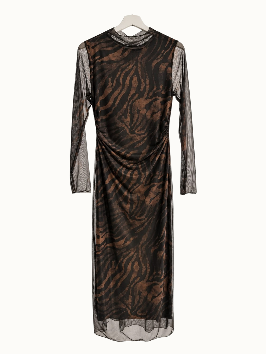Tika jurk – Bruin