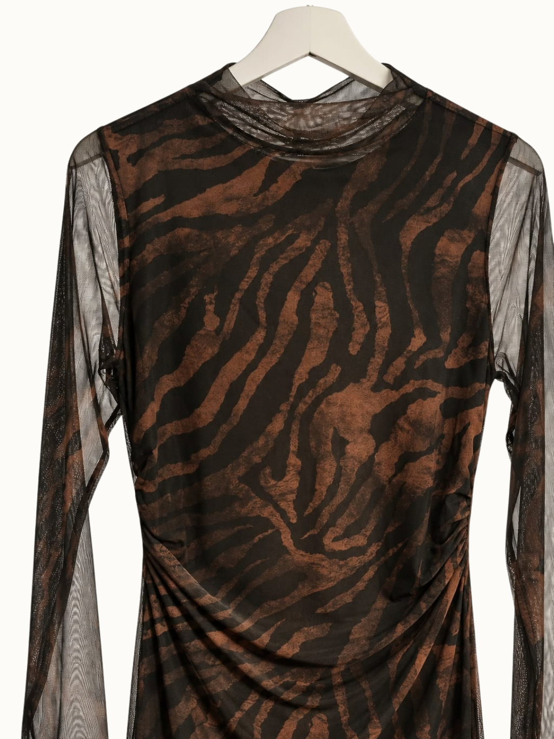 Tika jurk – Bruin