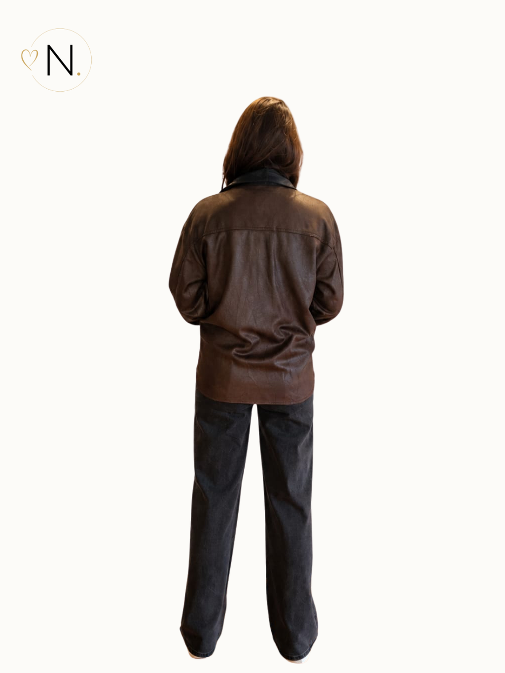 Imitatieleren jas/vest