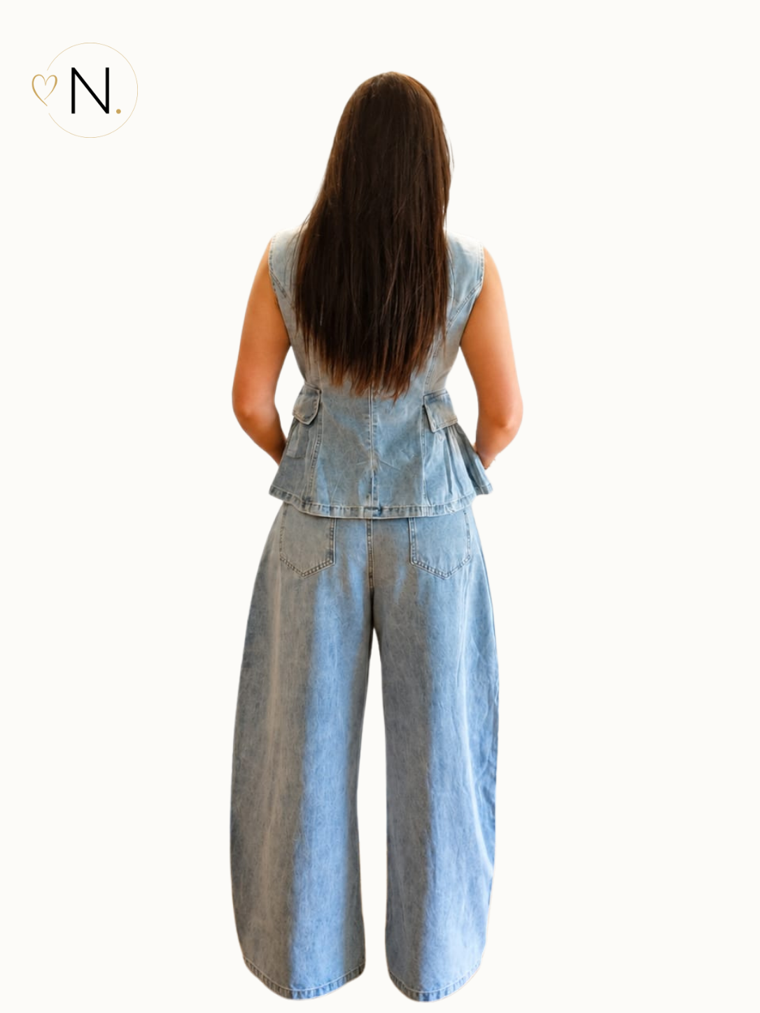 Set van broek en top - Jeans