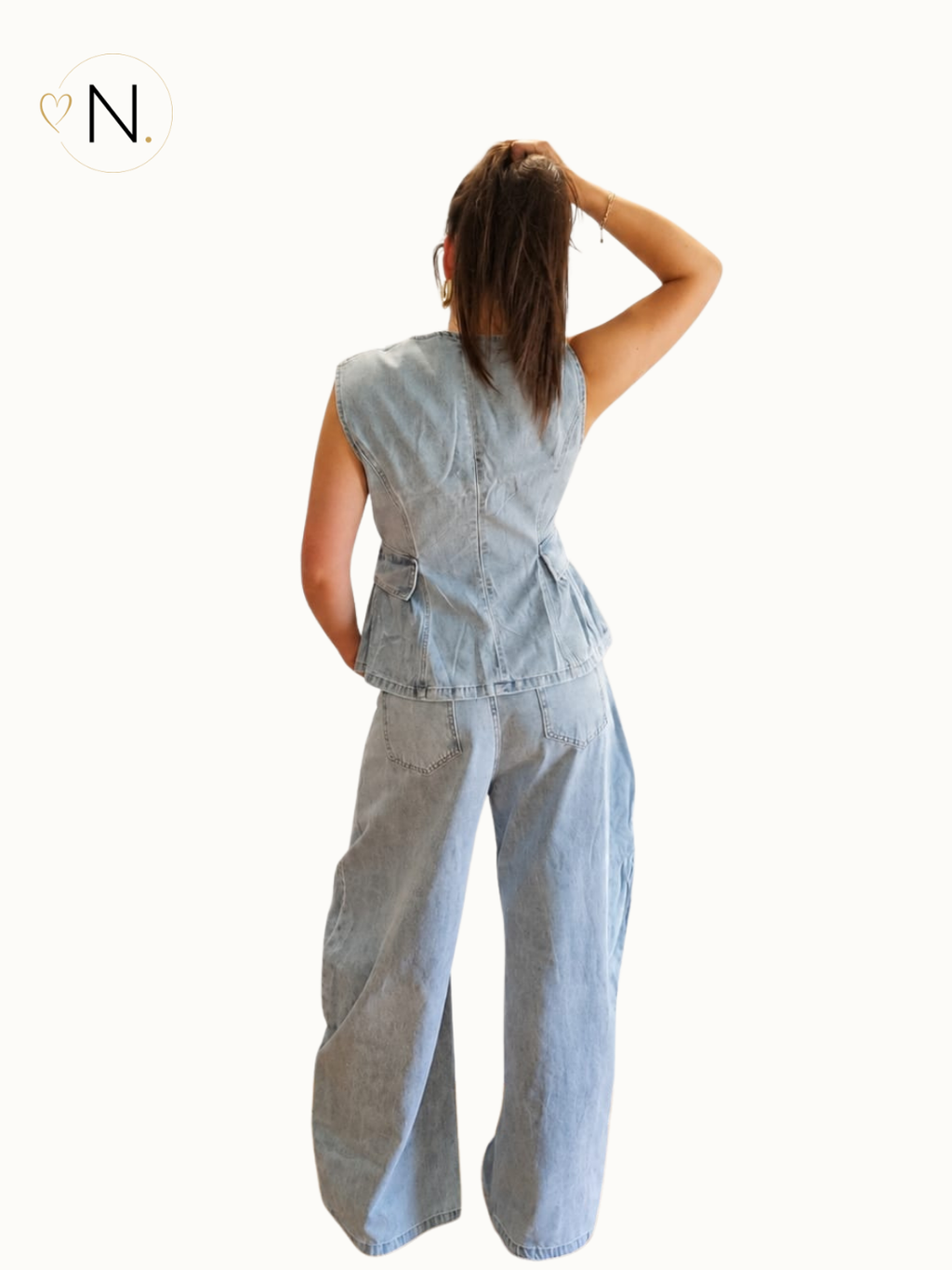 Set van broek en top - Jeans