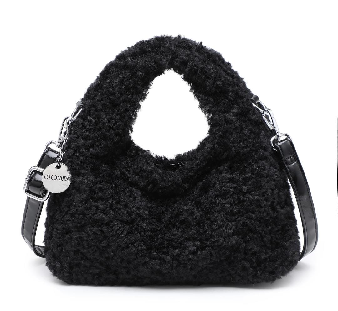 COCONUDA - Teddy Bag - Zwart