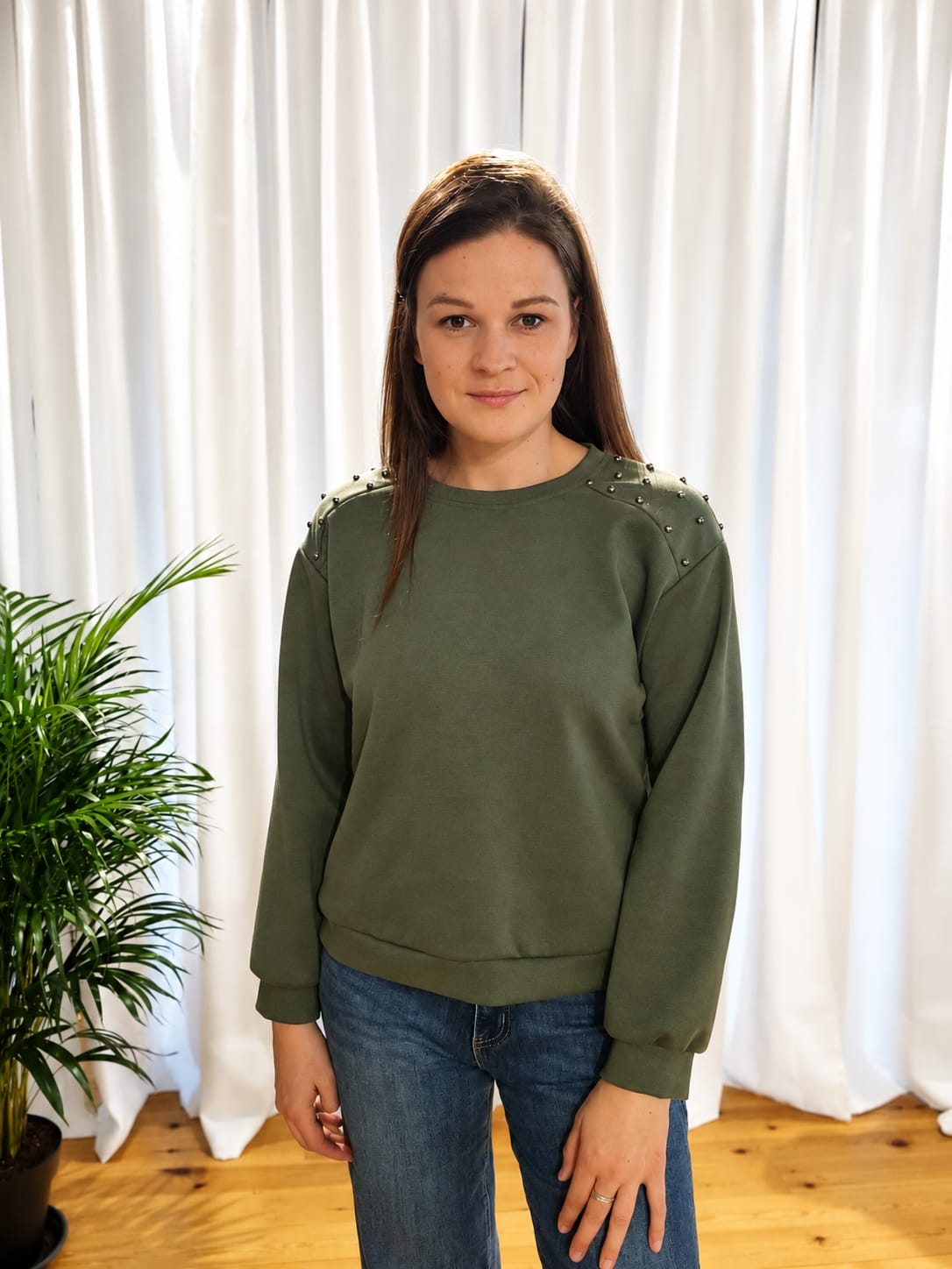 Studded Sweater