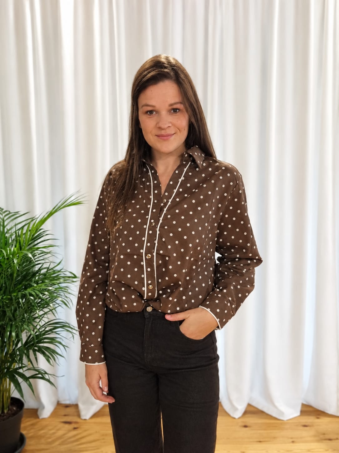 Dotty blouse