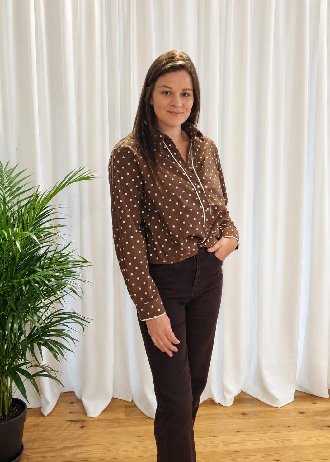 Dotty blouse