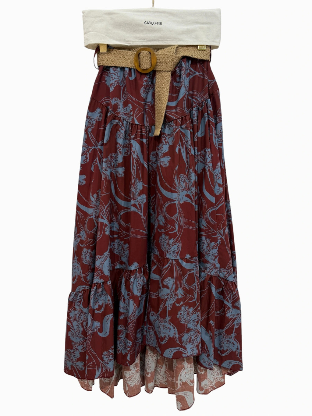 Lange rok - Rood/Blauw